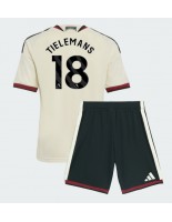Manchester United Youri Tielemans #18 Alternativní dres pro děti 2026-27 Krátký Rukáv (+ trenýrky)